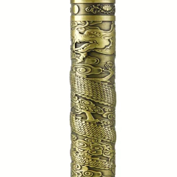 Collectible Bronze scroll tube - Picture 7 of 9